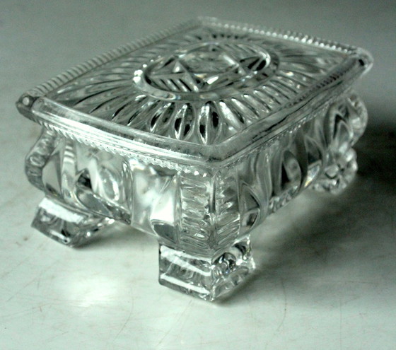 Image 1 of Art Deco glazen doos