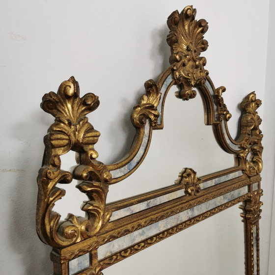 Image 1 of Vintage Deknudt Barok Brocante Rococo Spiegel Schouwspiegel