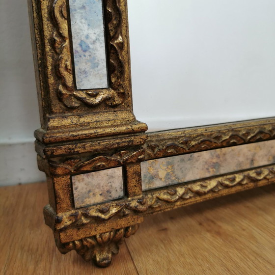 Image 1 of Vintage Deknudt Barok Brocante Rococo Spiegel Schouwspiegel