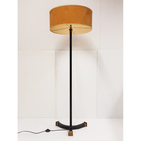 Image 1 of Vintage vloerlamp in oranje, Frankrijk 1960