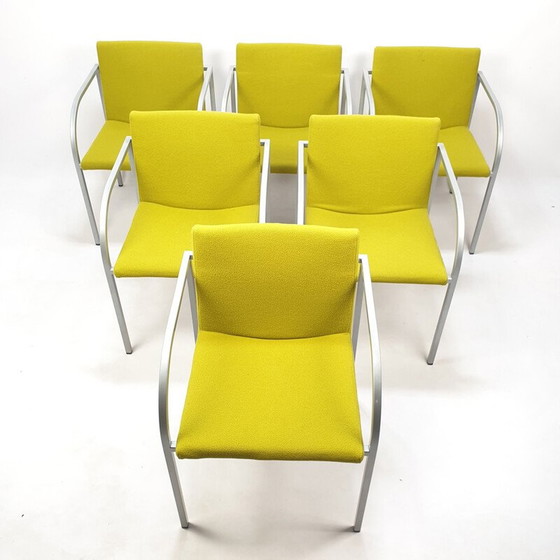 Image 1 of Set van 6 vintage Pastoe eetkamerstoelen 1990