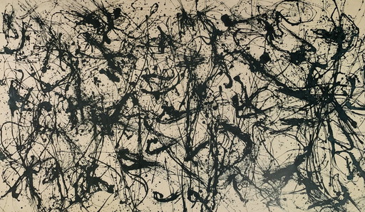 Jackson Pollock (1912-1956 After - "Number 32, 1950" - (70X90Cm)