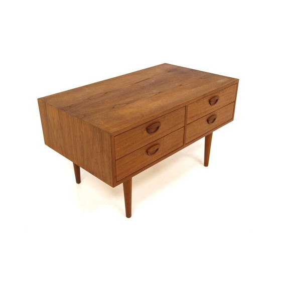 Image 1 of Vintage teakhouten ladekast van Kai Kristiansen voor Feldballes Møbelfabrik, Zweden 1950