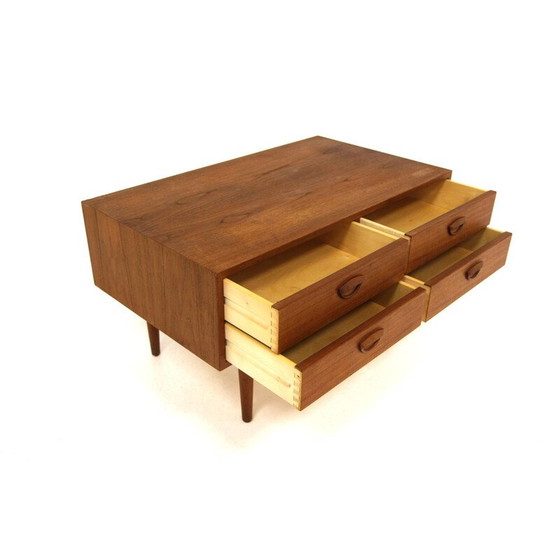 Image 1 of Vintage teakhouten ladekast van Kai Kristiansen voor Feldballes Møbelfabrik, Zweden 1950