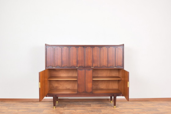 Image 1 of Mid Century Noorse teakhouten hoge plank, 1960S.