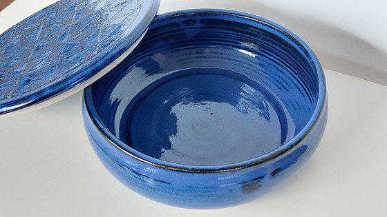Image 1 of Koektrommel Keramiek Blauw