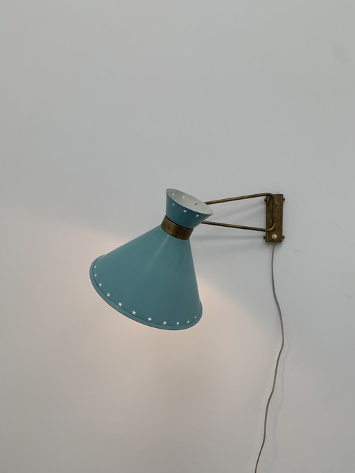 Mathieu Lunel 1950'S Diabolo lamp