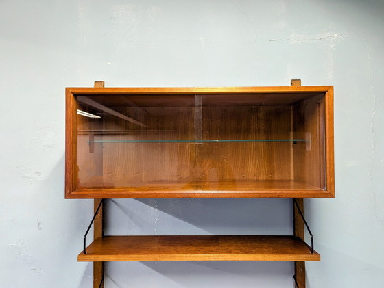 Image 1 of Vintage Teak Wandmeubel Poul Cadovius