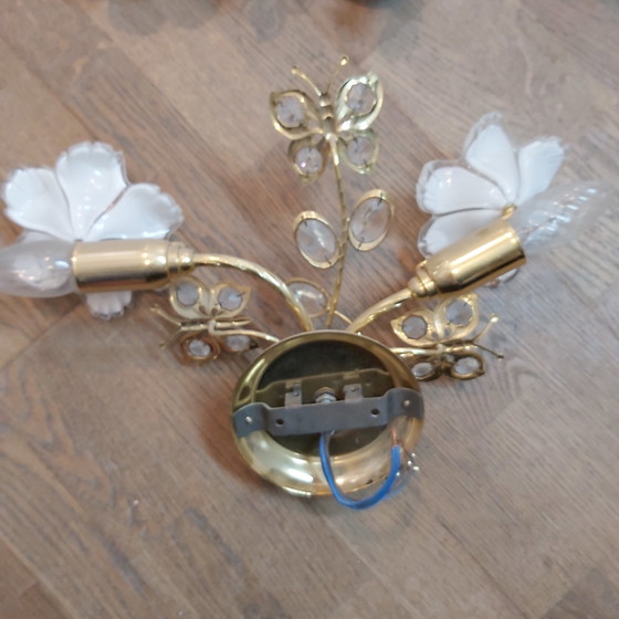 Image 1 of 3x Vintage wandverlichting,