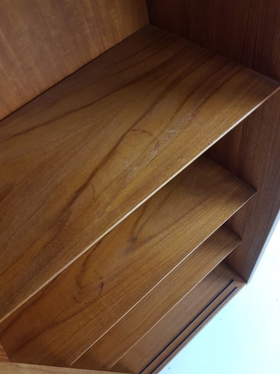 Image 1 of Vintage teakhouten Hundevad Deense vitrinekast | wandkast