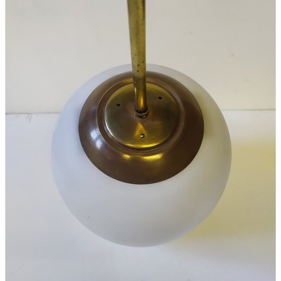 Image 1 of Vintage Murano glazen Stilnovo hanglamp, jaren 1950