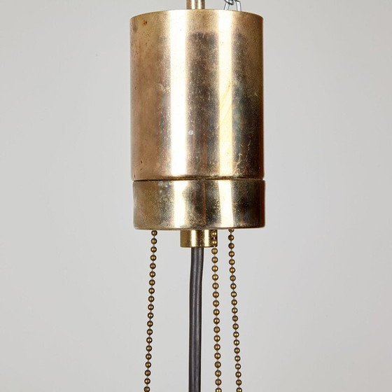 Image 1 of Vintage limburg kroonluchter van gerookt glas, 1960