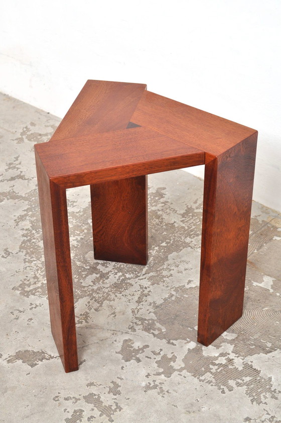 Image 1 of Mahonie Design Bijzettafel Jaren 60