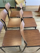 6x Gijs van der Sluis stoelen