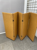 Vintage inklapbare roomdivider