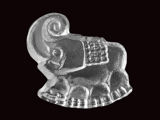 Image 1 of Skruf - Grote Zware Olifant Van Lars Hellsten - Gesigneerd