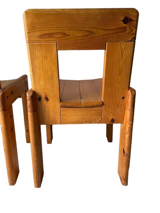 Image 1 of Silvio Coppola Eettafel Met 4 Eetkamerstoelen Voor Fratelli Montina