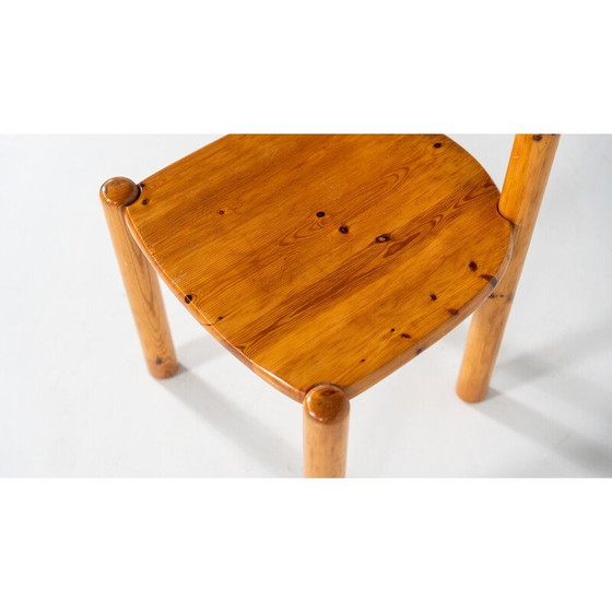 Image 1 of Set van 8 vintage Pitchpin stoelen van Rainer Daumiller, 1970