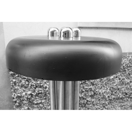 Image 1 of Vintage vloerlamp van verchroomd metaal en gietijzer voor Radice, Italië 1970