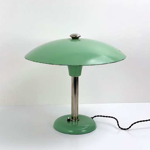 Bauhaus lamp van Max Schumacher voor metaalwerk Werner Schröder,1930