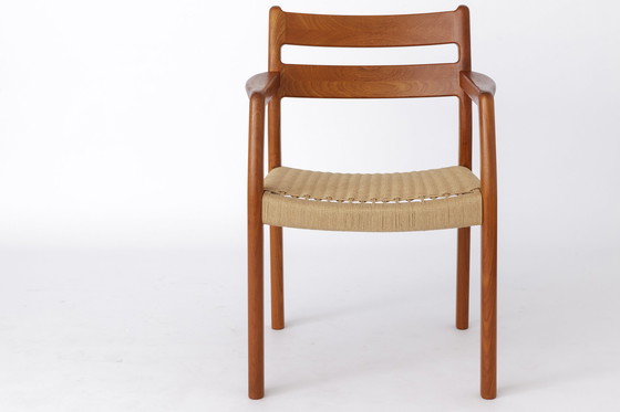 Image 1 of Set van 3 Vintage stoelen 1960 EMC Mobler Deens teakhout