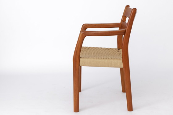 Image 1 of Set van 3 Vintage stoelen 1960 EMC Mobler Deens teakhout