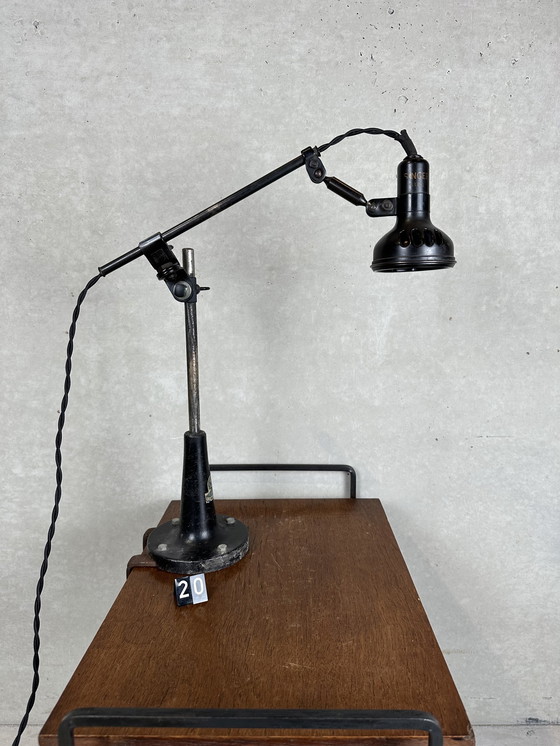 Image 1 of 20x industriële Singer lampen - bakeliet