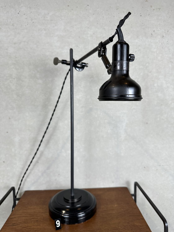 Image 1 of 20x industriële Singer lampen - bakeliet