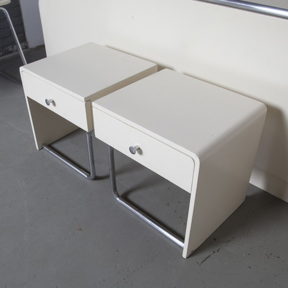 Image 1 of 2x vintage nachtkastje