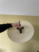 Vintage plafondlamp jaren 60