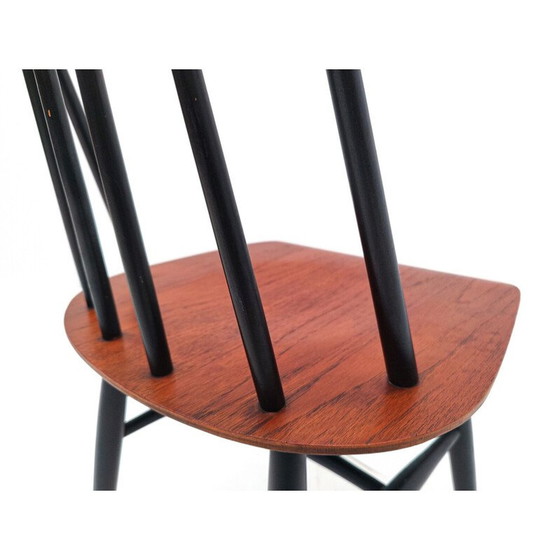 Image 1 of Set van 6 vintage "Fanett" stoelen van Ilmari Tapiovaara voor Edsby Verken, 1960