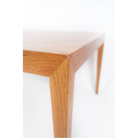 Image 1 of Vintage teakhouten salontafel door Severin Hansen voor Haslev Meubels, 1960