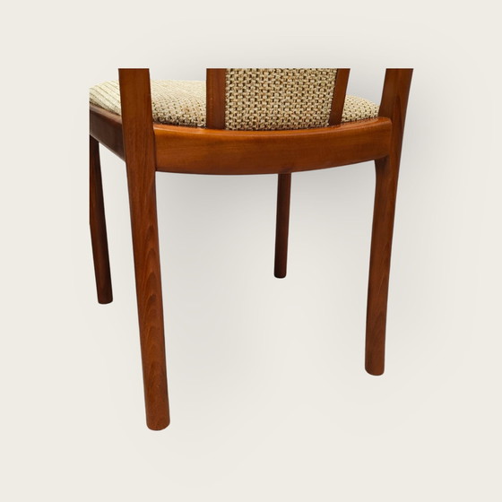 Image 1 of 8x Mid Century eettafel stoelen