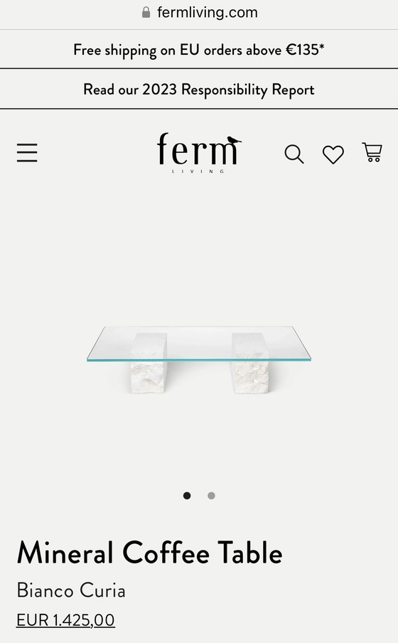 Image 1 of Ferm Living Mineral Salontafel