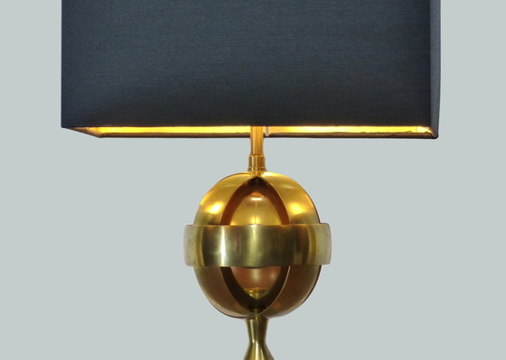 Image 1 of Gouden Messing Lamp Astrolabium 1970