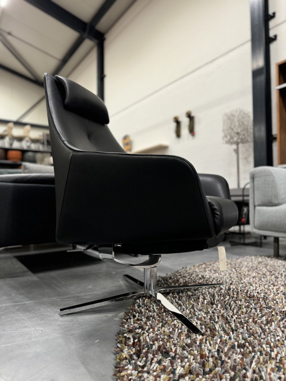 Image 1 of De Sede 277 / 11 Relaxfauteuil Zwart Leer 