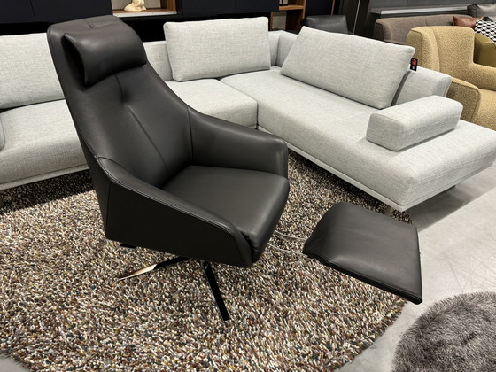 Image 1 of De Sede 277 / 11 Relaxfauteuil Zwart Leer 