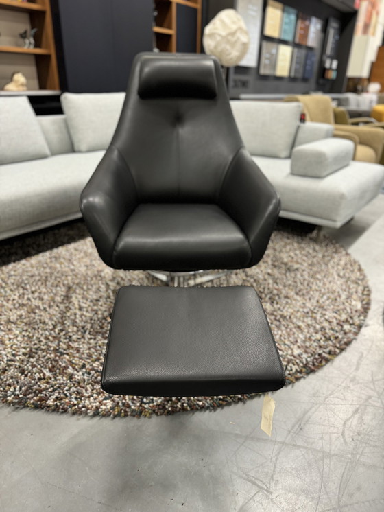 Image 1 of De Sede 277 / 11 Relaxfauteuil Zwart Leer 