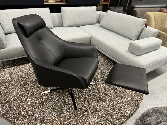 Image 1 of De Sede 277 / 11 Relaxfauteuil Zwart Leer 