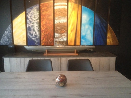 zonnestelsel – Merk onbekend, wanddecoratie, Textile, Modern