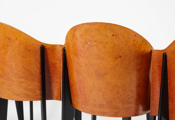 Image 1 of 4 X Saporiti 'Toscana' Chairs By Piero Sartogo