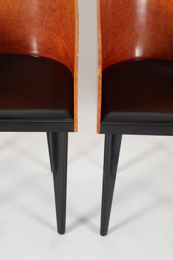 Image 1 of 4 X Saporiti 'Toscana' Chairs By Piero Sartogo