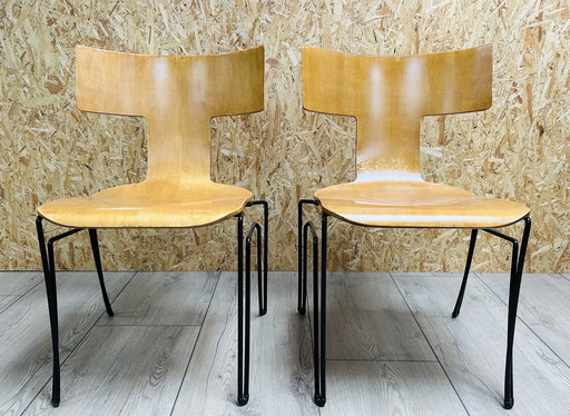 2x John Hutton En Donghia 'Anziano' Stoelen