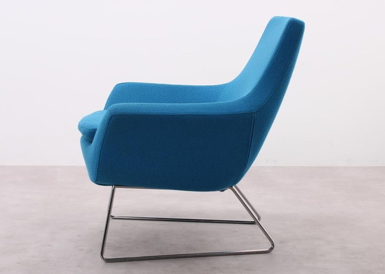 Image 1 of 2X Swedese Happy Easy Low Back Fauteuil Blauw