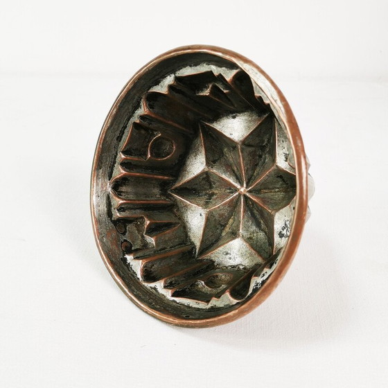 Image 1 of Vintage Art Deco koperen taartdoos, Duitsland 1920