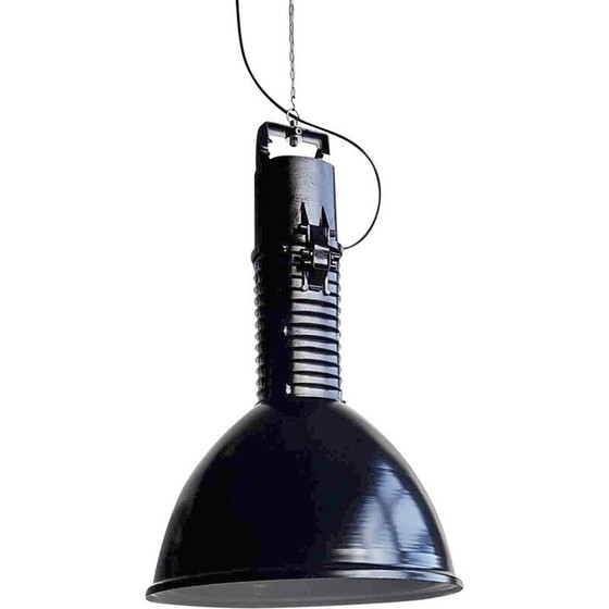 Image 1 of Vintage industriële hanglamp, Polen 1983