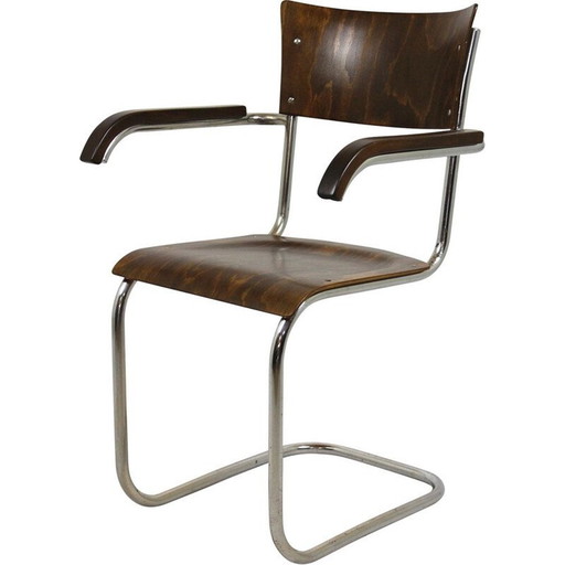 Vintage Fn 6 sledestoel van Mart Stam voor Mücke-Melder, jaren 1930