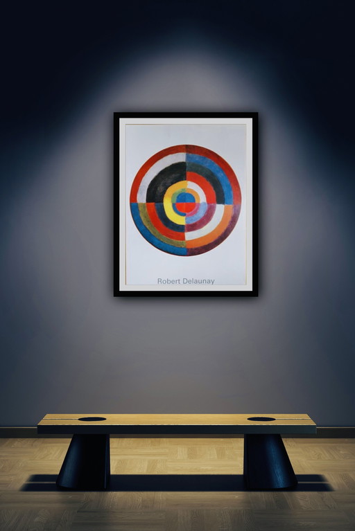 Robert Delaunay: "First Disc, 1912". Groot Formaat Offsetlithografie.