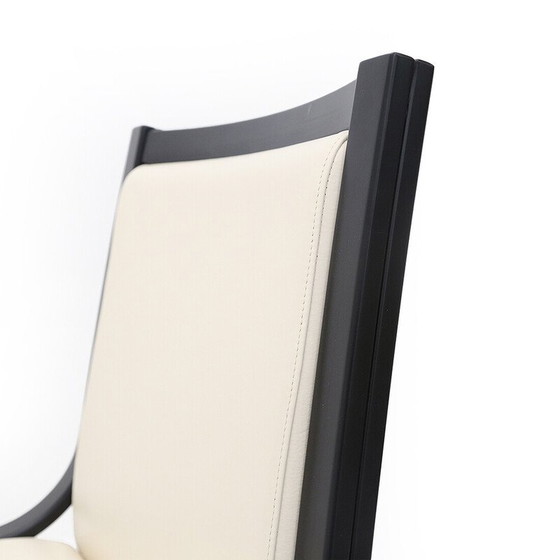 Image 1 of Set van 10 vintage "Cavour" stoelen van gebogen hout en multiplex van Vittorio Gregotti voor Poltrona Frau, 1970