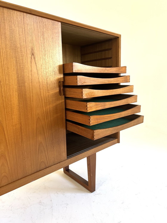 Image 1 of Teakhouten highboard